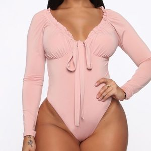 Fashion Nova Blush Bodysuit